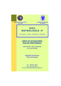 Carta di accoglienza (dialisi peritoneale)