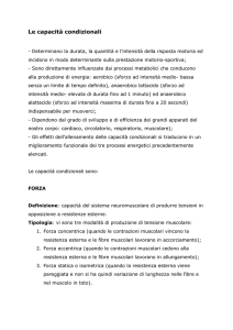 Le capacità condizionali