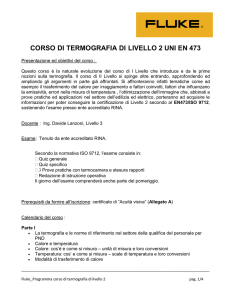 corso di termografia di livello 2 uni en 473