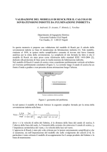 validazione del modello di rusck per il calcolo di