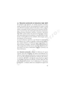 1.2. Educazione permanente ed educazione