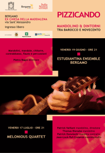 concerto - Estudiantina Ensemble Bergamo
