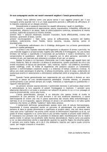 L`ansia generalizzata