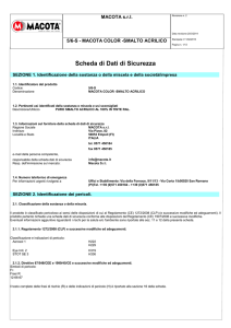Scheda di Dati di Sicurezza