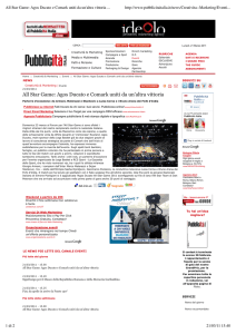 All Star Game: Agos Ducato e Comark uniti da un
