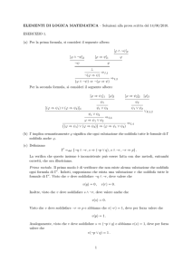 Soluzioni - Matematica e Informatica