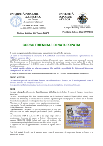 Naturopatia Napoli Corso di naturopatia a Napoli