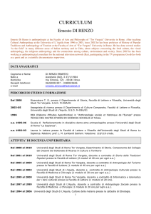 curriculum - Università degli Studi di Roma "Tor Vergata"