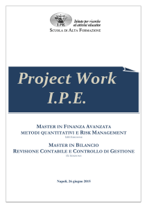 REDAZIONE DEL CONTINGENCY FUNDING PLAN (Banca Promos)