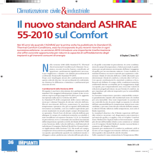 Ilnuovo standard ASHRAE 55-2010sul Comfort