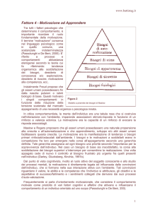 Fattore 4 - Motivazione ad Apprendere