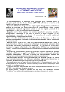 il comportamentismo