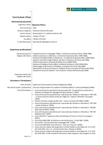 Bianchin Pietro - Regione Veneto