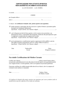Moduli Scolastici: Certificazioni Mediche e Farmaci