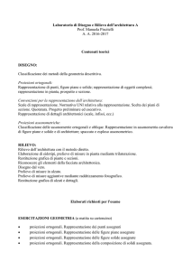 Programma di esame _ Disegno e rilievo