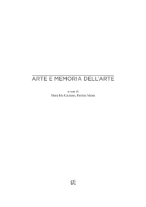 arte e memoria dell`arte