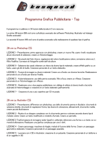 Programma Grafica Pubblicitaria - Top