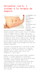 Celiachia: cos`é, i sintomi e la terapia da seguire