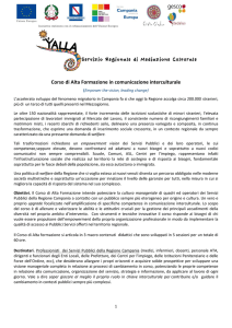 Scheda e programma percorso di Alta Formazione in