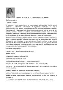 Oggi parliamo di... Nausea e vomito