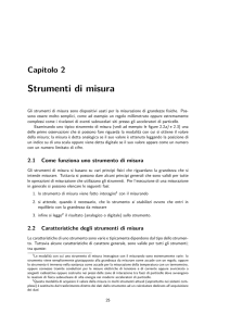 Cap-2: Strumenti di misura