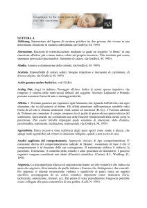 glossario psicologia