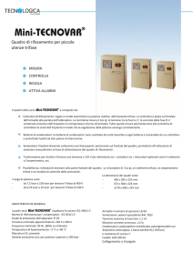 Quadro di rifasamento per piccole utenze trifase