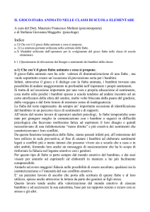 Modalità utilizzate dell`operatore, nel gioco fiaba animato in classe