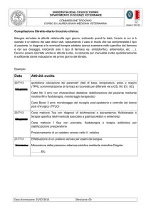 Esempio compilazione libretto