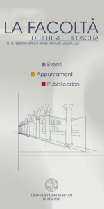 6 Copertina Facolta - Studi umanistici Unimi