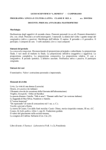 latino 2 a - Liceo Scientifico "A.Romita"