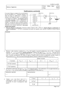 raddrizzatore a semionda e moltiplicatore di tensione