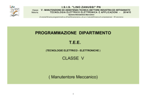 TEE V meccanici - ISIS "Lino Zanussi"