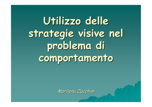 Utilizzo delle strategie visive nel problema di