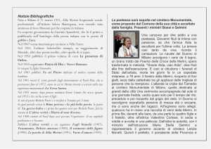 Notizie Bibliografiche Nata a Milano il 21 marzo 1931, Alda Merini