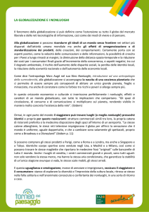 la globalizzazione ei nonluoghi