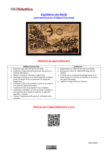 Equilibrio dei fluidi - Didattica Orizzonte Scuola