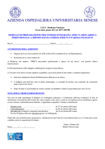 Modulo di preparazione per Tomoscintigrafia