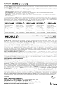 La gamma HEDERA beneficia dell`esperienza