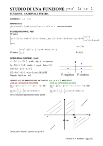 STUDIO DI UNA FUNZIONE y = x3