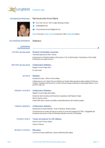 Nannavecchia Anna Maria Statistico