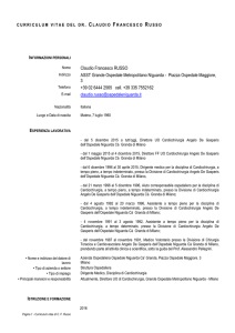 Claudio Francesco RUSSO ASST Grande Ospedale