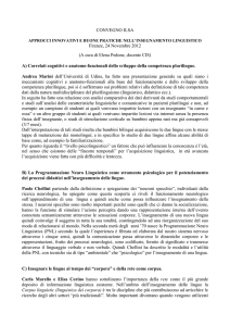 Relazione Convegno ILSA
