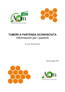 tumori a partenza sconosciuta