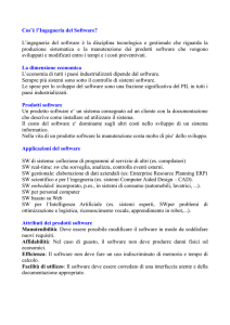 Cos`è l`Ingegneria del Software