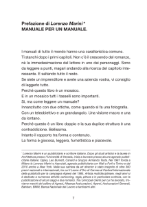 Prefazione di Lorenzo Marini * MANUALE PER UN