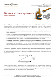 Potenza attiva ed apparente
