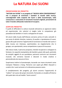 La Natura dei Suoni2 - Istituto Canossiano di Conselve