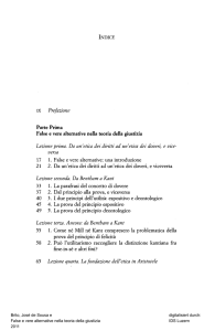 IX Prefazione Parte Prima False e vere alternative nella teoria della