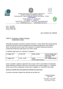 ambito turistico commerciale/marketing